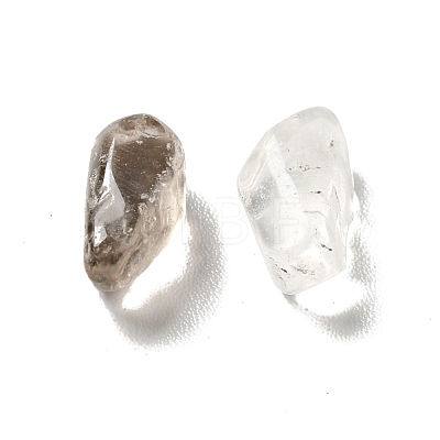 Natural Quartz Crystal & Smoky Quartz Beads G-D472-06-1