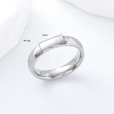 Minimalist 304 Stainless Steel Finger Rings SH3067-4-1