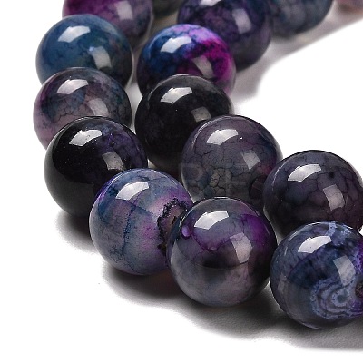 Natural Agate Beads Strands G-B079-A04-03A-1