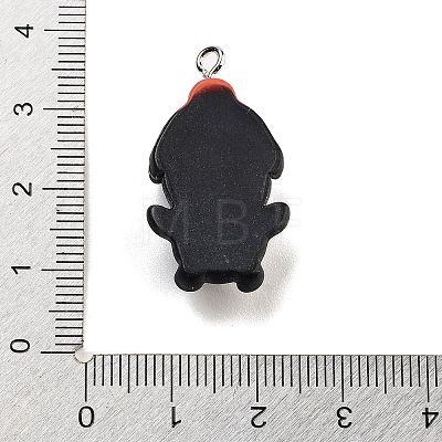 Christmas Theme Opaque Resin Pendants RESI-F054-B04-1