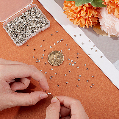 1000Pcs Alloy Spacer Beads FIND-UN0004-20P-1