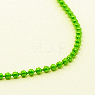 Iron Ball Bead Chains CH-E002-2.4mm-Y06A-1