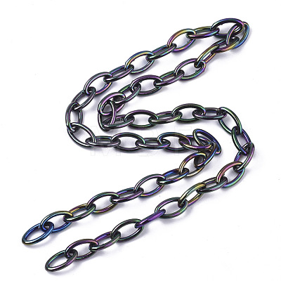 Acrylic Opaque Cable Chains X-PACR-N009-001-1