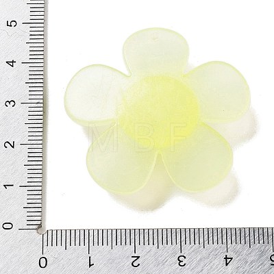 Opaque Resin Pendants FIND-M035-02E-1