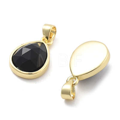 Natural Obsidian Charms G-L553-47G-01-1