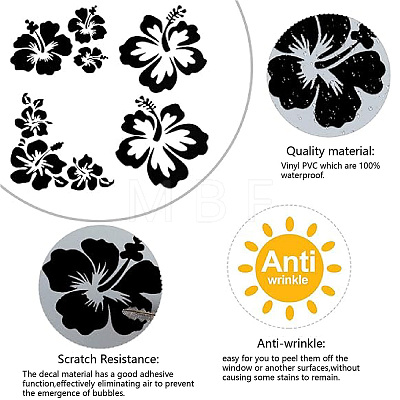 4Pcs 4 Styles PET Waterproof Self-adhesive Car Stickers DIY-WH0308-225A-037-1