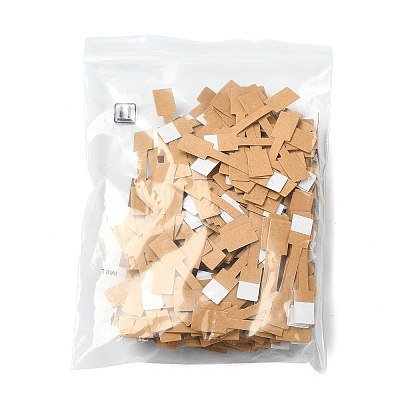 500Pcs Folding Blank Paper Jewelry Price Tags CDIS-FS0001-35B-1