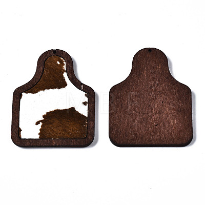 Eco-Friendly Cowhide Leather Big Pendants FIND-N049A-09A-09-1