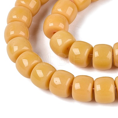 Imitation Jade Glass Beads Strands GLAA-NH0002-A06-1