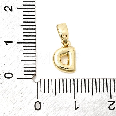 Brass Letter Charms KK-G554-22G-D-1