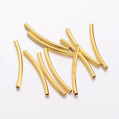 Brass Tube Beads KK-H659-G-1