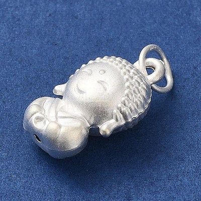 925 Sterling Silver Buddha Charms STER-K180-07S-1
