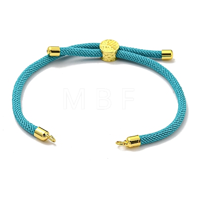 Nylon Cords Bracelet Makings Fit for Connector Charms AJEW-P116-01G-13-1