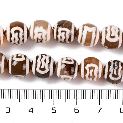 Tibetan Style dZi Beads G-U006-06B-01-1