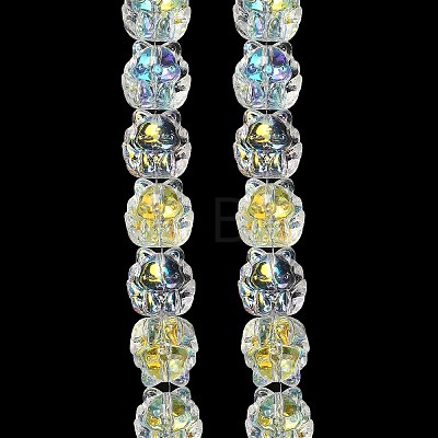 Electroplate Glass Bead Strands EGLA-H110-01AB-01-1