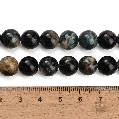 Natural Blue Tourmaline Beads Strands GG-NH0002-A01-10mm-1