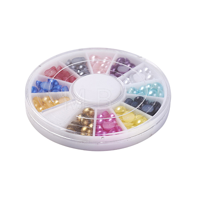 ABS Plastic Cabochons OACR-X0006-09-5mm-A-1