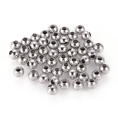 Tarnish Resistant 304 Stainless Steel Beads STAS-G230-P04-1