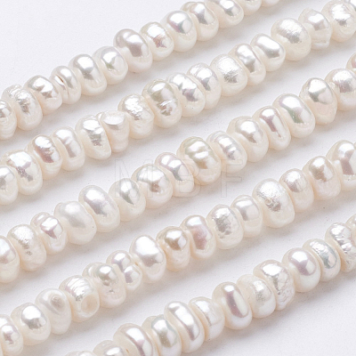 Natural Cultured Freshwater Pearl Beads Strands PEAR-F004-24-1