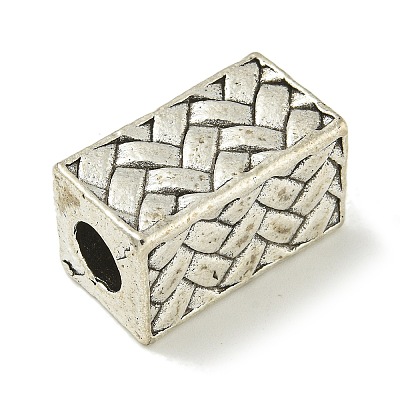 Tibetan Style Alloy European Beads FIND-U015-12AS-03-1