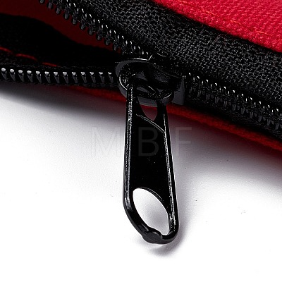 Rectangle Canvas Jewelry Storage Bag LS-ABAG-H108-02B-1