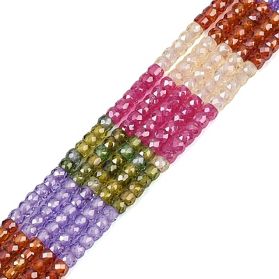 Cubic Zirconia Beads Strands ZIRC-P125-2x3mm-22-1