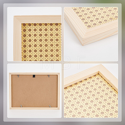 Rectangle Rattan Jewelry Plates AJEW-WH0258-734-1