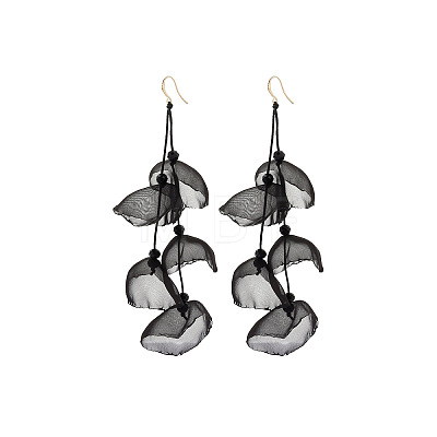 Bohemian Cloth Dangle Earrings WGED1C6-02-1