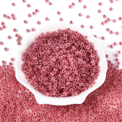 6/0 Transparent Inside Colours Glass Seed Beads SEED-N008-08L-1