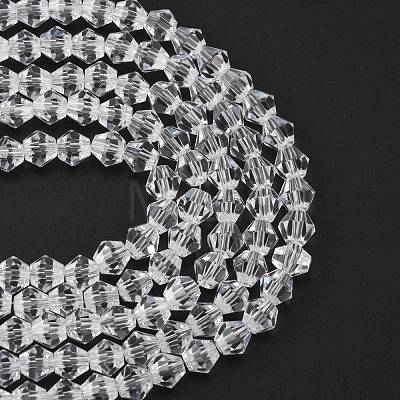 Imitation Austrian Crystal 5301 Bicone Beads GLAA-S026-6mm-07-1