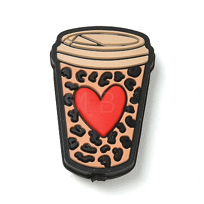 Coffee Theme Silicone Beads SL-CBACE28-01D-1
