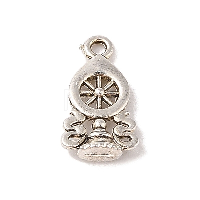 Tibetan Style Alloy Pendant TIBE-Q090-73AS-1