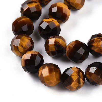 Natural Tiger Eye Beads Strands G-S345-10mm-22-1