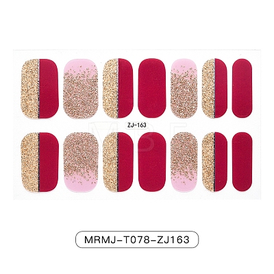 Full Wraps Nail Polish Stickers MRMJ-T078-ZJ163-1