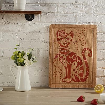 PET Hollow Out Drawing Painting Stencils DIY-WH0403-017-1