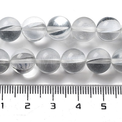 Synthetic Moonstone Beads Strands G-P528-J03-09-1