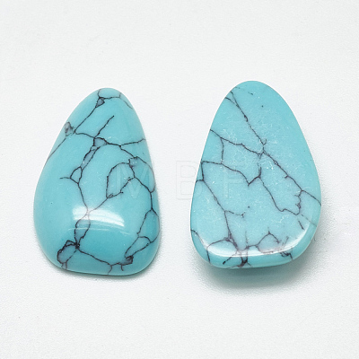 Synthetic Turquoise Cabochons TURQ-S290-52A-01-1