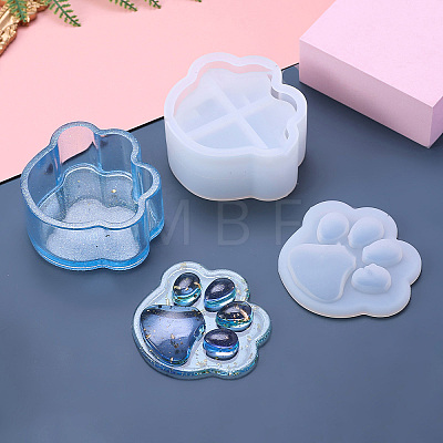 DIY Silicone Paw Print Storage Box Molds SIMO-R001-03-1