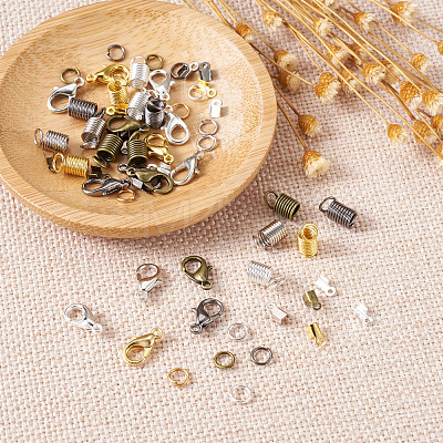  Jewelry DIY Jewelry Cord Ends Findings Kits DIY-PJ0001-06-1