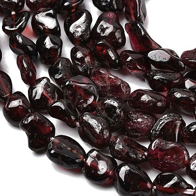 Natural Garnet Beads Strands G-P601-A10-02-1