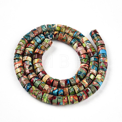 Natural Imperial Jasper Beads Strands G-N344-41C-1