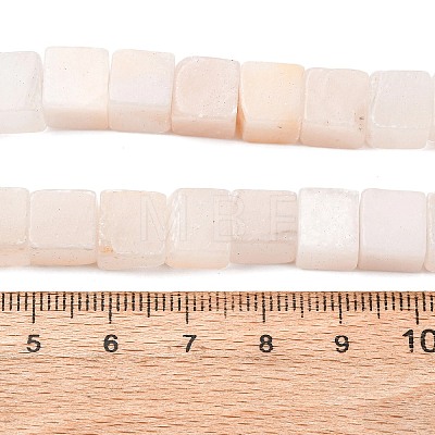 Natural Selenite Beads Strands G-B155-C08-8x8mm-1