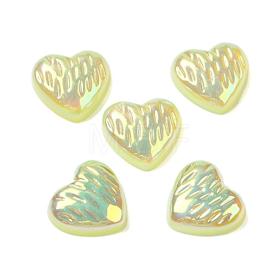 UV Plating Acrylic Cabochons OACR-H121-02B-1