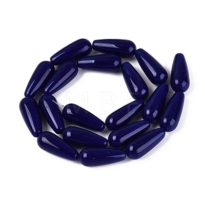 Opaque Glass Beads Strands X-GLAA-Q113-03A-C05-1