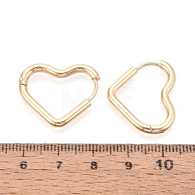 304 Stainless Steel Hoop Earrings STAS-T074-52G-1