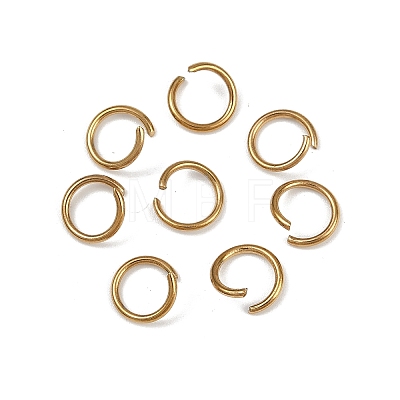 304 Stainless Steel Open Jump Rings STAS-Z137-01G-08-1