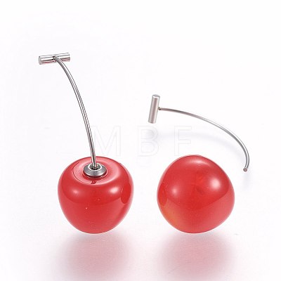 304 Stainless Steel Ear Studs EJEW-G252-01-1