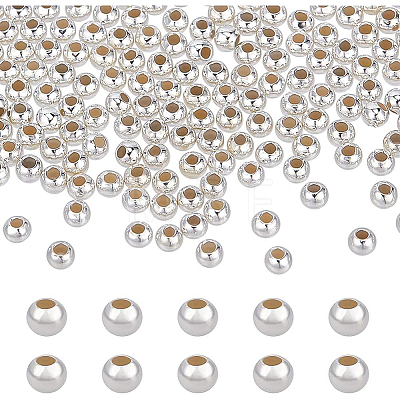 220Pcs 925 Sterling Silver Beads STER-BC0001-60-1