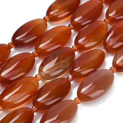 Natural Red Agate Beads Strands G-B178-T01-01-1