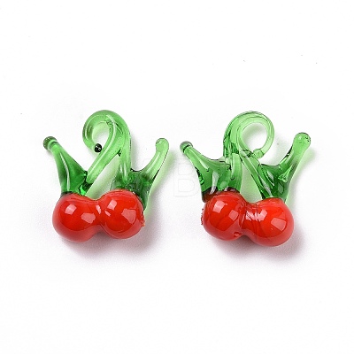 Handmade Lampwork Pendants LS-X-LAMP-S188-10-1